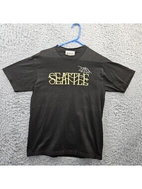 Seattle Rain Umbrella Vintage T Shirt Medium Single Stitch Christine Alexander
